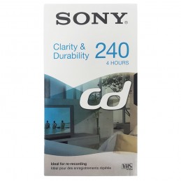 SONY VHS 240 CLARITY &...