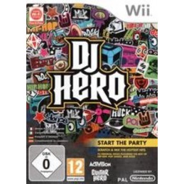 DJ Hero Wii used no cover